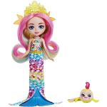 Royal Enchantimals Ocean Kingdom Muñeca Rainey Rainbow Fish con mascota pez arcoíris de juguete (Mattel HCF68)