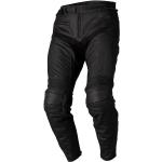 Pantalones negros de cuero de motociclismo tallas grandes perforados RST talla 4XL 