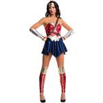 RUBIES- Disfraz de Wonderwoman Justice League para Mujer Talla XS Maravilla Gorros, máscaras y accesorios para fiesta, Multicolor, 39-41 (rubi-820953/XS)