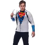 Disfraces multicolor de superhéroe Superman Clark Kent con logo Rubie´s talla XS para hombre 