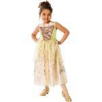 Rubies Official Disney Ultimate Princess Deluxe Tiana Girls Costume, Kids Fancy Dress Disfraz, Multicolor, M (3011135-6)