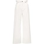 Vaqueros y jeans blancos de algodón con logo Miu Miu con volantes talla 7XL para mujer 