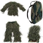 Pantalones verde militar de poliester de caza para navidad impermeables, transpirables militares de camuflaje talla M para mujer 