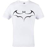 Camisetas deportivas blancas de algodón Batman informales talla S para hombre 
