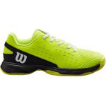 Zapatos deportivos amarillos fluorescentes de caucho Wilson talla 28 infantiles 