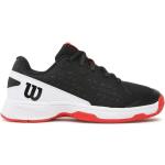 Zapatos deportivos negros de caucho Wilson talla 28 infantiles 