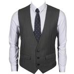 Chalecos grises de traje con cinturón talla XL para hombre 