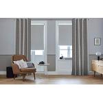 Accesorios grises de terciopelo para cortinas opacos de carácter romántico 