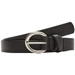 Cinturones negros de cuero con hebilla  largo 80 s.Oliver talla S para mujer 