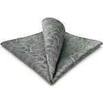 Pañuelos grises de seda de bolsillo  formales cachemira talla XL para hombre 