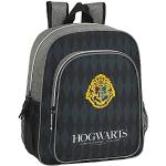 Mochilas escolares grises de poliester Harry Potter Harry James Potter acolchadas Safta infantiles 
