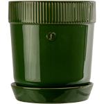 Sagaform Elise 5018394 - Maceta de gres (14 x 14 x 15 cm), Color Verde