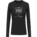 Camisetas interiores deportivas negras de merino Tencel Salewa talla L para mujer 