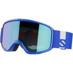 Gafas azules de snowboard  rebajadas Salomon Aksium talla XS para mujer 