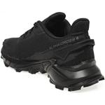 Zapatillas negras de goma de running rebajadas Salomon Alphacross talla 40 para mujer 