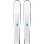 Esquís blancos de titanio rebajados Salomon 130 cm para mujer 