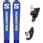 Esquís azules de madera Salomon para mujer 