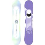 Tablas lila de snowboard rebajadas con rayas Salomon para mujer 