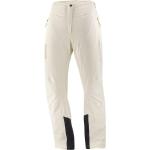 Pantalones blancos de poliester de esquí impermeables, transpirables, cortavientos con rayas Salomon S-Max talla S de materiales sostenibles 