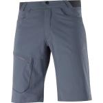 Pantalones azules de poliamida de senderismo rebajados impermeables informales Salomon Wayfarer talla XL para hombre 