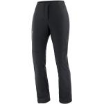Pantalones negros de Softshell de softshell Salomon talla XL para mujer 