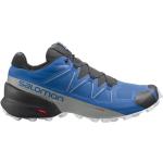 Zapatillas azules de piel de running rebajadas Salomon Speedcross 5 talla 44,5 para hombre 