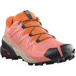 Zapatillas rosas de piel de running rebajadas Salomon Speedcross 5 talla 39,5 para mujer 