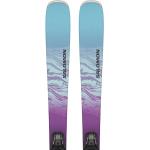 Esquís freestyle lila de titanio rebajados Salomon Stance 175 cm para mujer 