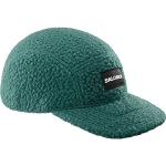 Gorras verdes de felpa de running de invierno Salomon Trail talla L para mujer 