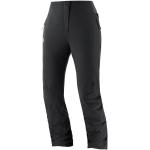 Pantalones impermeables negros rebajados impermeables, transpirables Salomon talla XS para mujer 