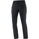 Pantalones negros de senderismo de verano transpirables Salomon Wayfarer talla XL para mujer 