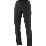 Pantalones negros de senderismo transpirables Salomon Wayfarer talla 3XL para mujer 