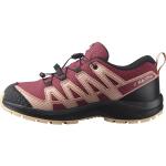 Zapatillas rojas de running rebajadas con rayas Salomon XA Pro talla 32 para mujer 