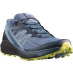 Zapatillas azules de caucho de running rebajadas Salomon Trail talla 41,5 para hombre 
