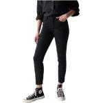 Jeans stretch negros de denim ancho W28 largo L28 Salsa Jeans para mujer 