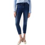 Pantalones ajustados azules rebajados ancho W30 largo L28 Salsa Jeans para mujer 