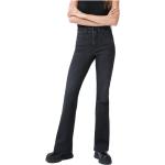 Jeans bootcut negros de algodón ancho W27 largo L34 Salsa para mujer 