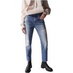 Vaqueros y jeans azules de algodón rebajados ancho W32 largo L28 Salsa para mujer 