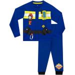 Sam El Bombero Pijama | Pijamas para Niño | Pijamas Niño Invierno | Azul 2-3 años