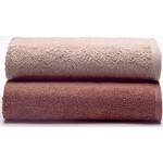 Juegos de toallas marrones de algodón Sancarlos 70x140 