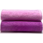 Juegos de toallas morados de algodón Sancarlos 70x140 
