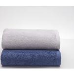 Juegos de toallas azul marino de algodón Sancarlos 70x140 
