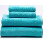 Juegos de toallas turquesas de algodón Sancarlos 70x140 