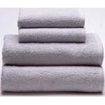 Juegos de toallas grises de algodón Sancarlos 70x140 