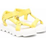 Sandalias amarillas de goma de tiras rebajadas IL GUFO talla 37 para mujer 