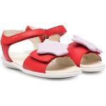 Sandalias rojas de goma de tiras con logo talla 34 para mujer 