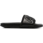 Sandalias negras de goma de cuero rebajadas con logo Ambush talla 39 para hombre 