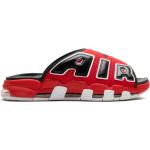 Sandalias rojas de goma con logo Nike Air More Uptempo talla 15 para mujer 
