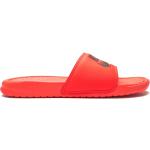 Sandalias rojas de PVC con logo Nike Benassi JDI para mujer 