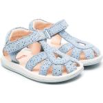 Sandalias azules de goma de tiras con logo talla 23 para bebé 